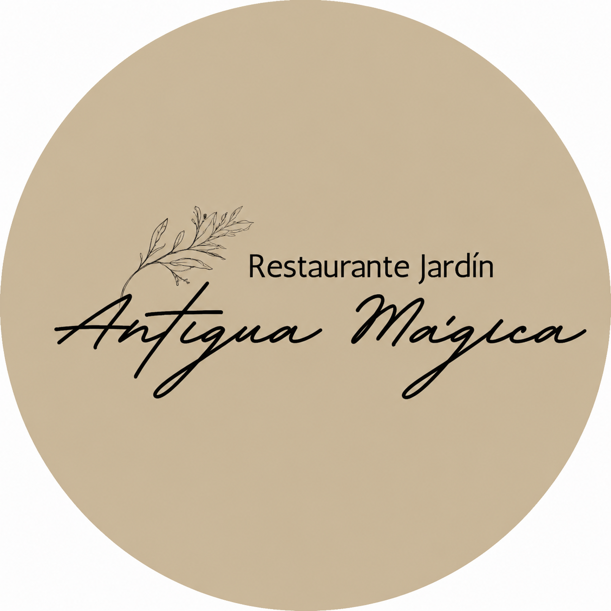 Logo Antigua Mágica Restaurante Jardín